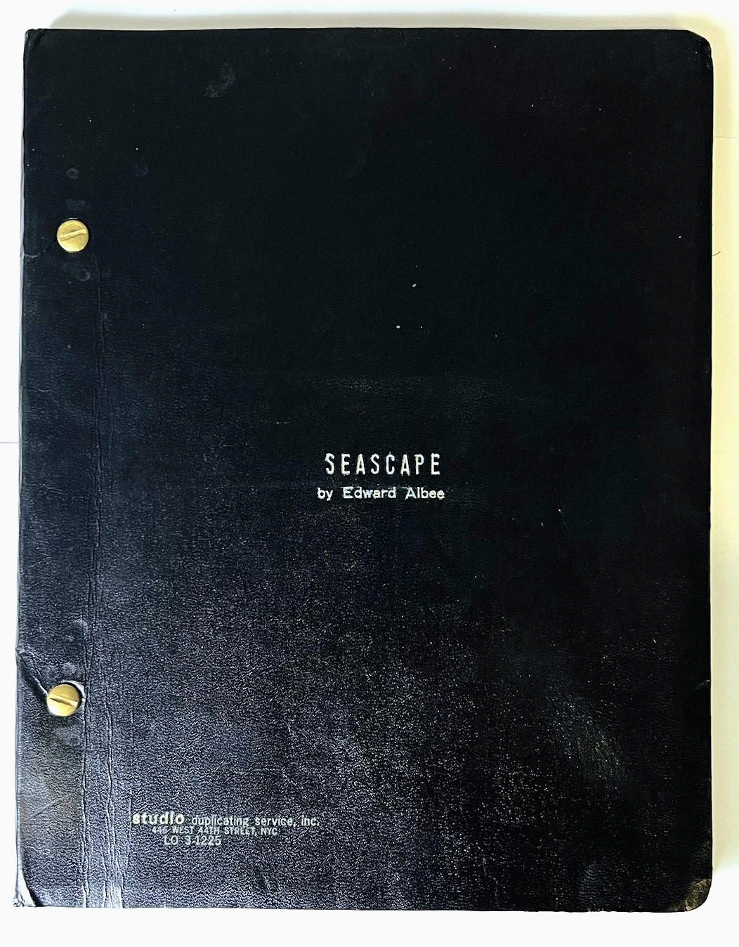 ALBEE, Edward | Seascape playscript