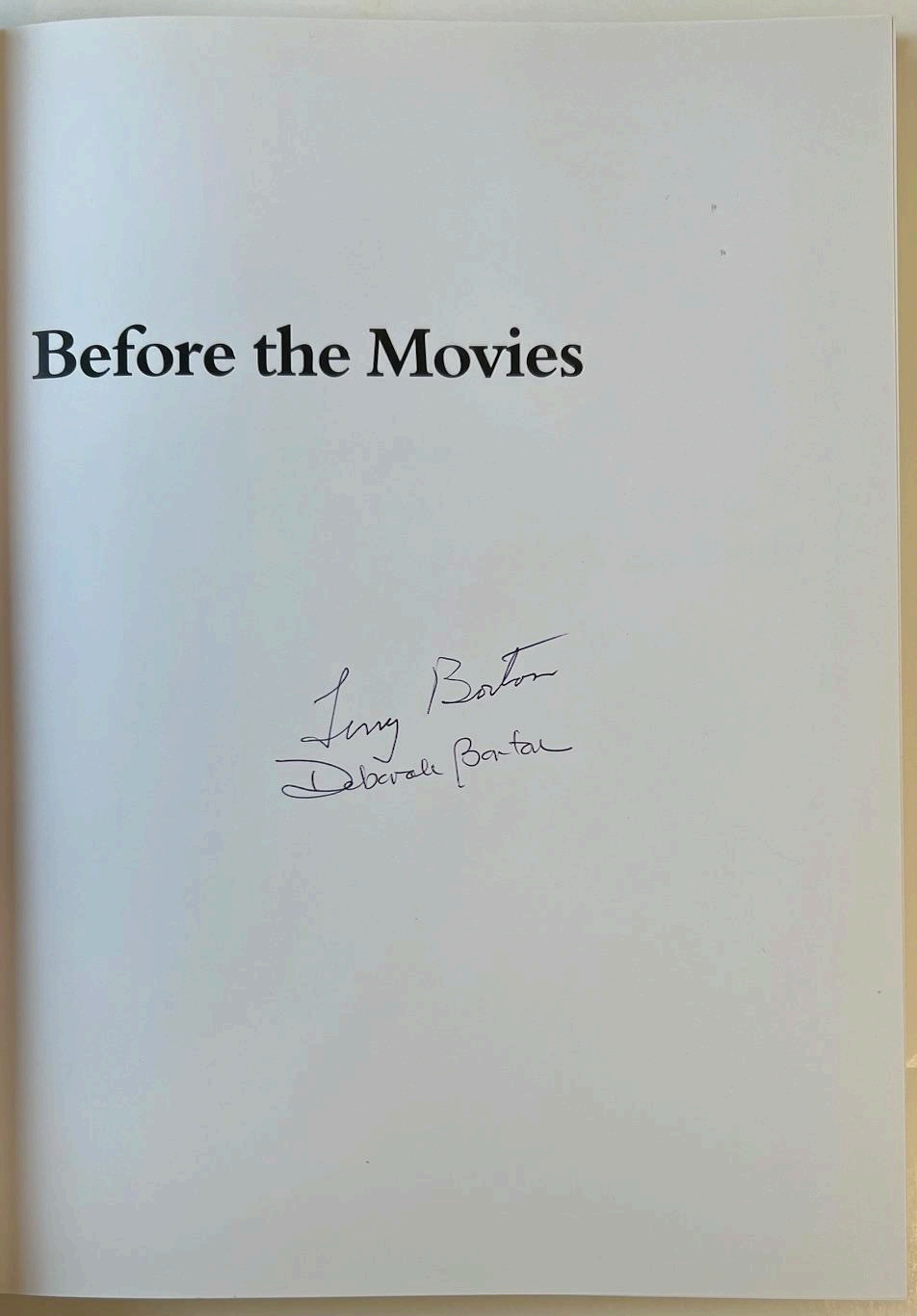 BORTON, Deborah and Terry | Before the Movies