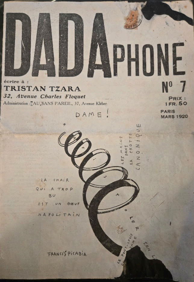 TZARA, Tristan / [Ezra Pound] | Dada. No. 7: Dadaphone