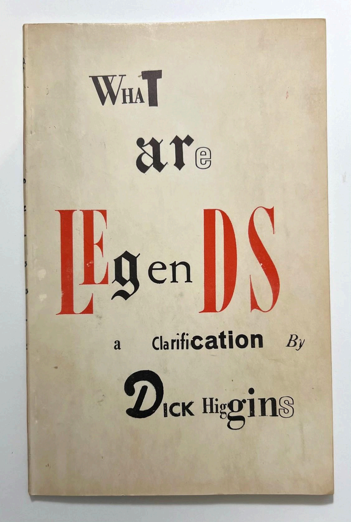 Fluxus artist Dick Higgins’s first collection