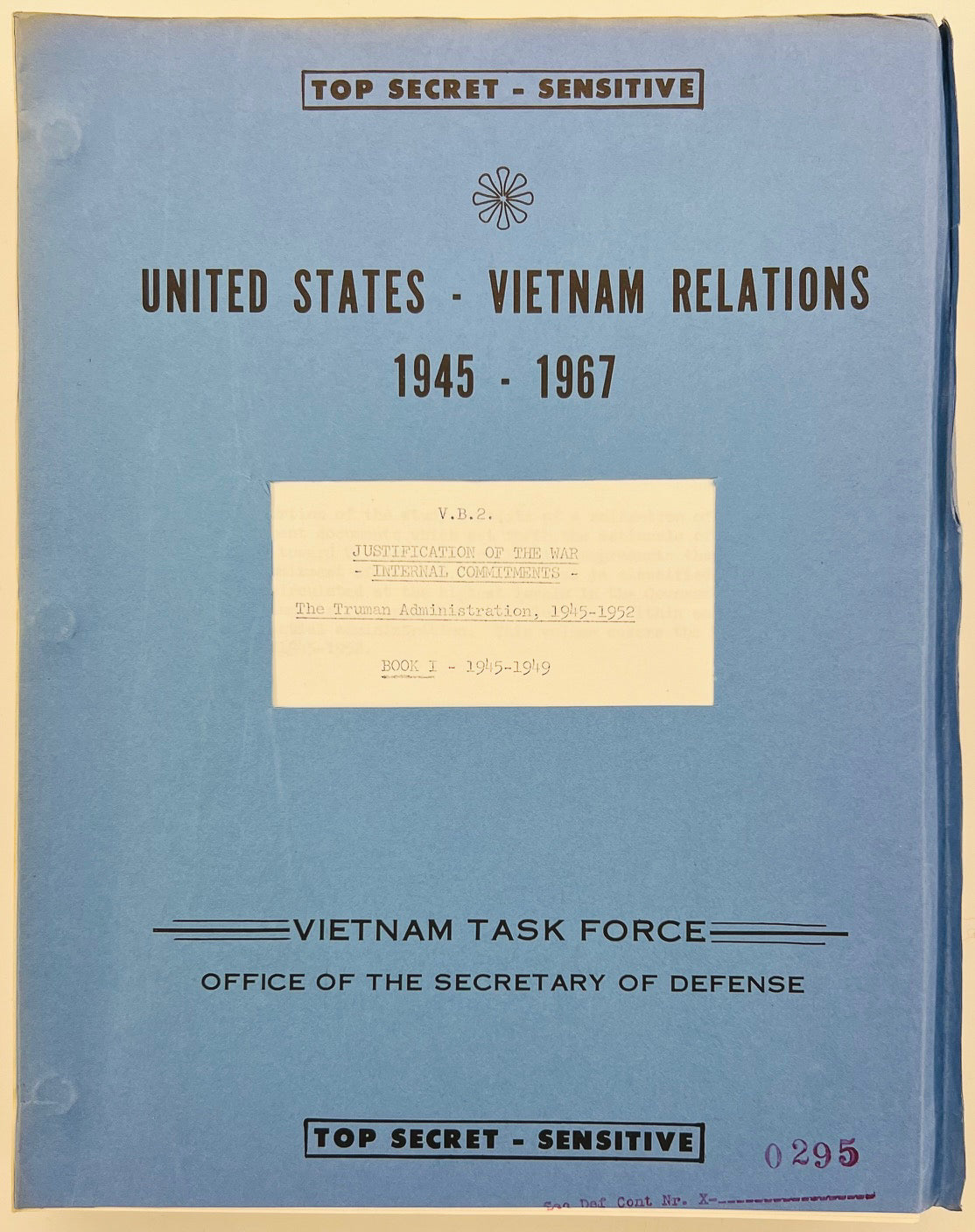 Robert McNamara's Copy of the Pentagon Papers