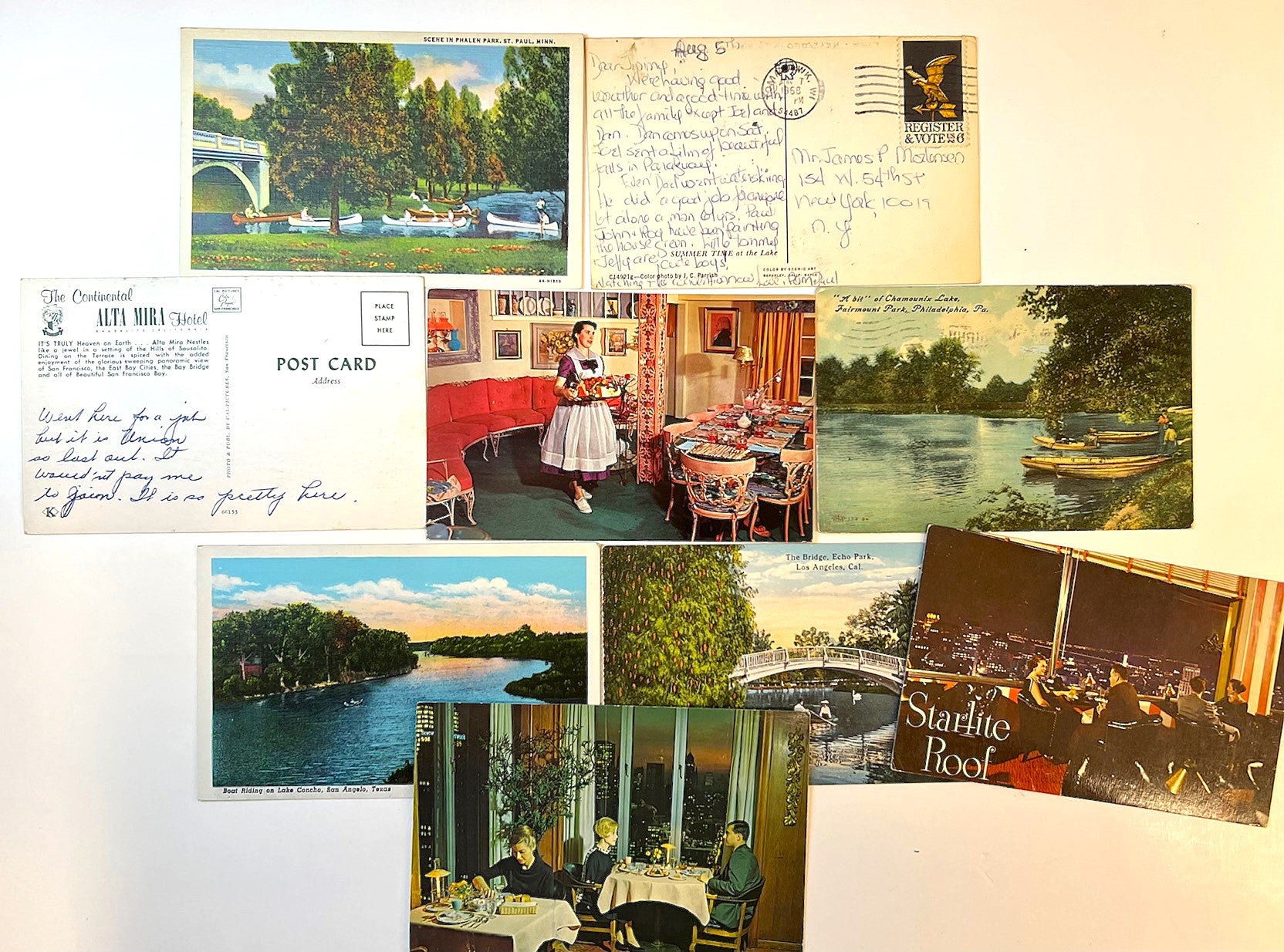 GOTTLIEB, Robert | Postcard collection