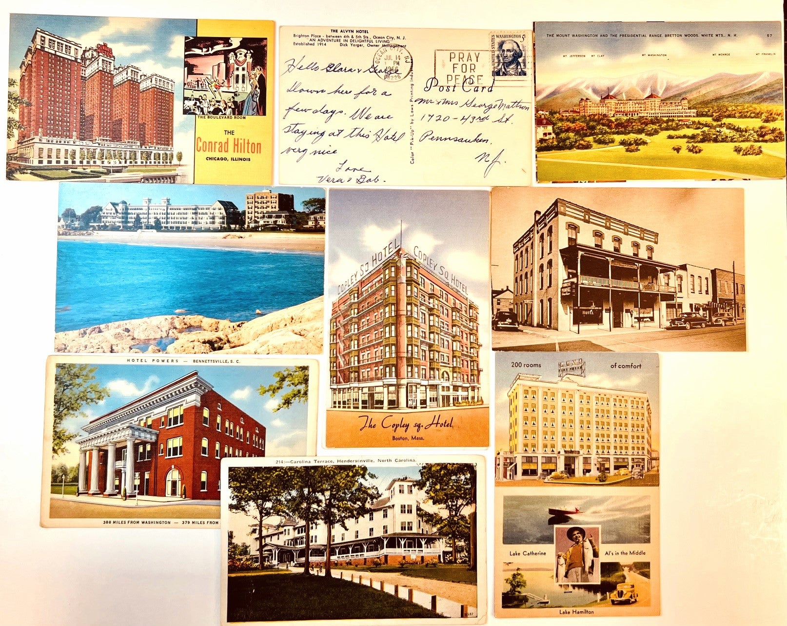 GOTTLIEB, Robert | Postcard collection