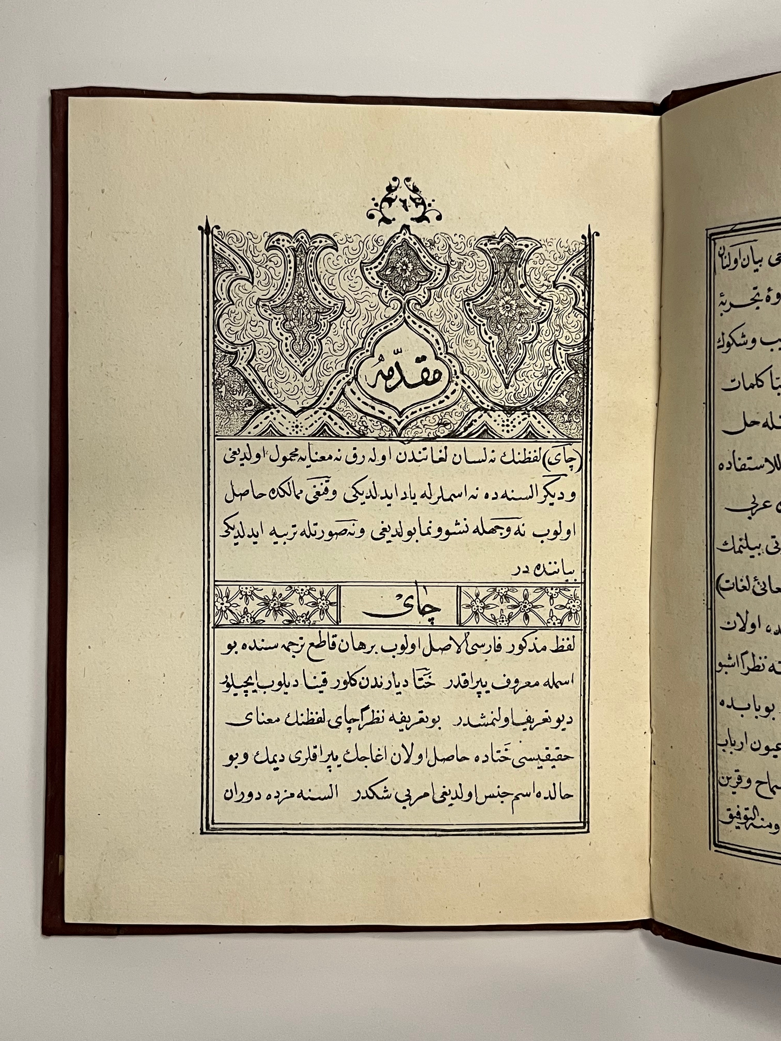 The first Ottoman book on tea