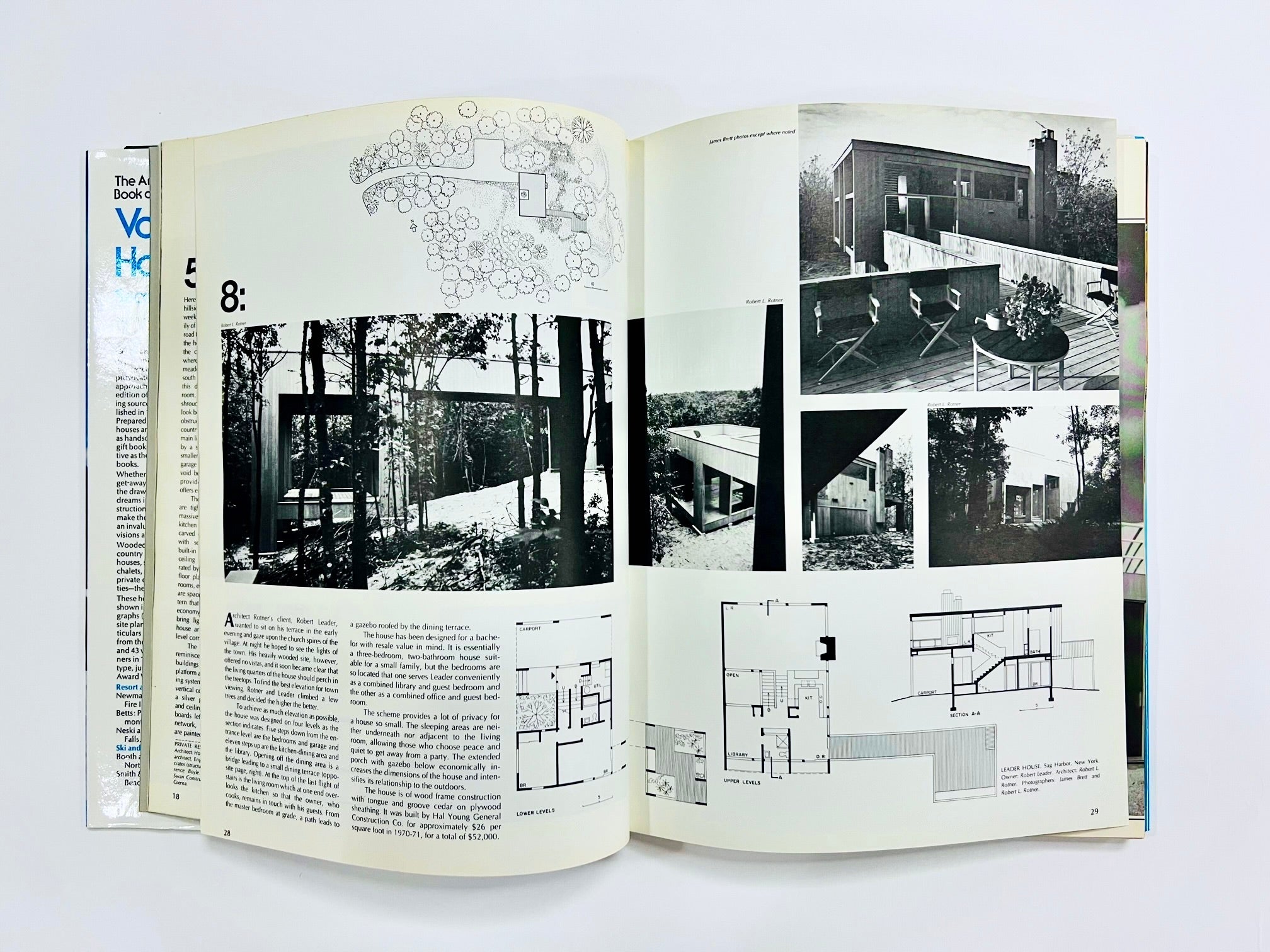 ROBINSON. Jerry and Martin Filler, eds. The Architectural Record Book of Vacation Houses.