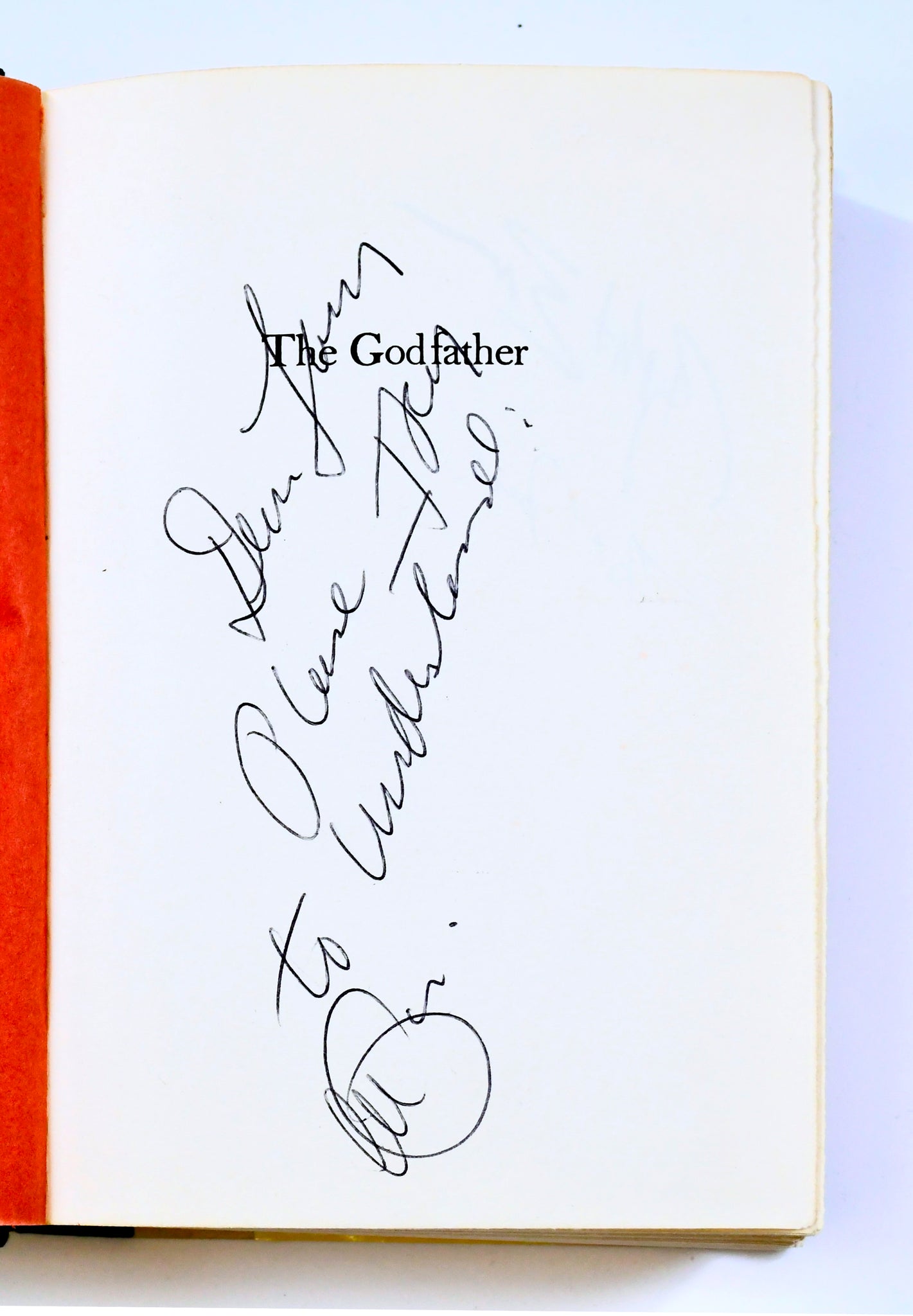 A One-of-a-Kind First Edition of Mario Puzo's The Godfather, signed by him, Francis Ford Coppola, Al Pacino, Diane Keaton, Robert Evans, and Robert Towne